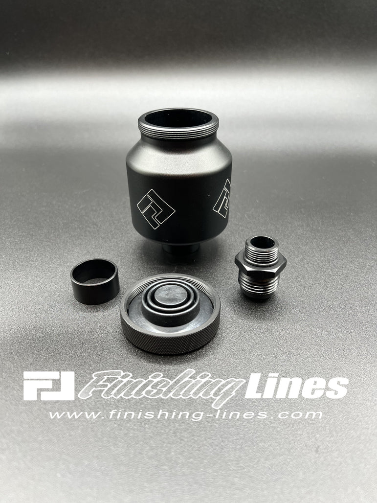 Finishing Lines Black Billet Reservoir Kit – Wilwood Master Cylinder - JSI Racing 