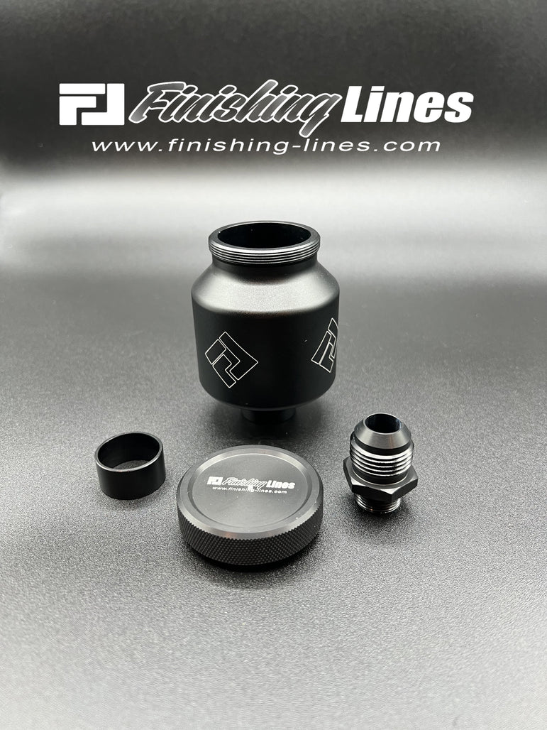 Finishing Lines Black Billet Reservoir Kit – Wilwood Master Cylinder - JSI Racing 