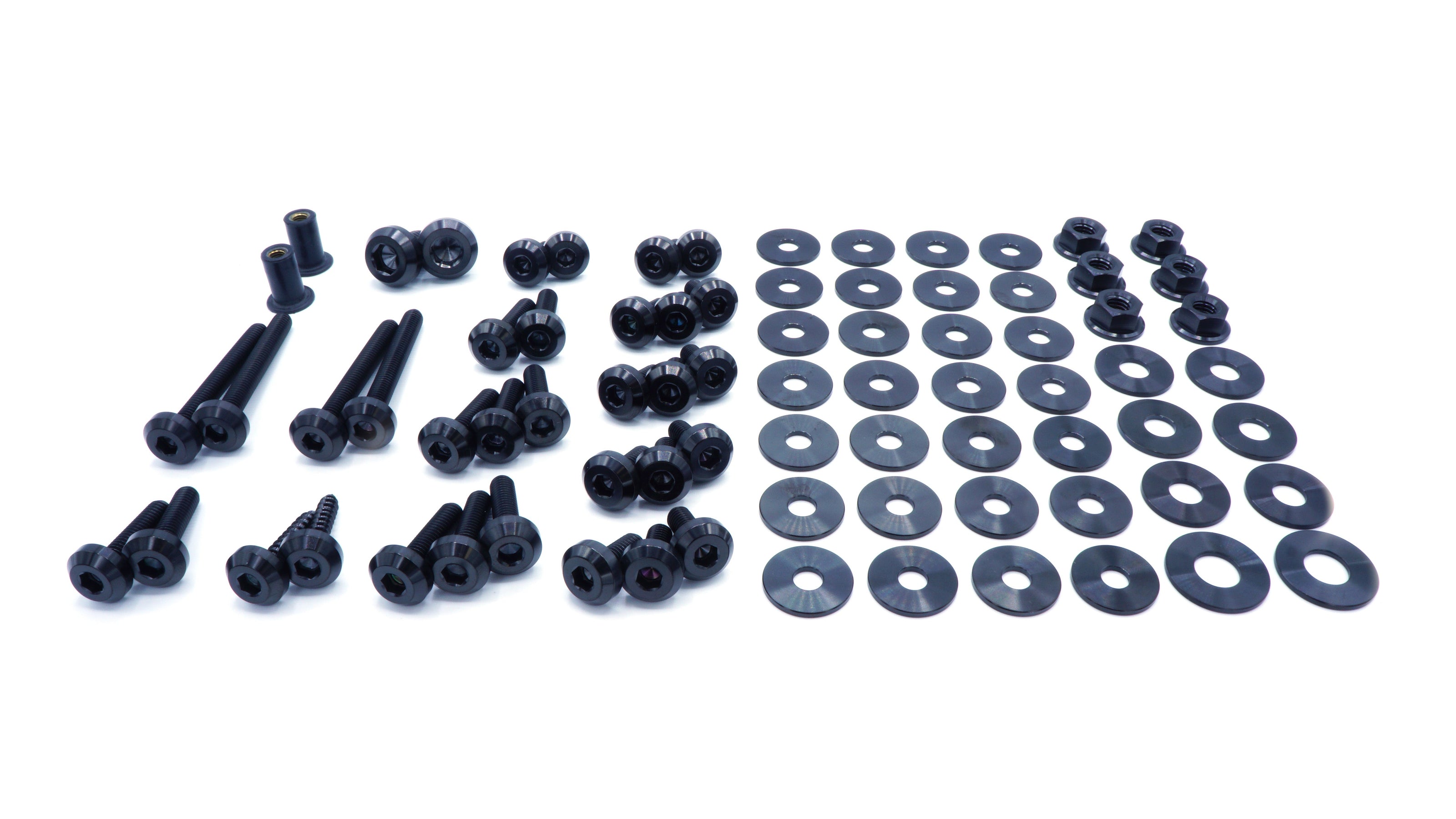 Stage 1 Titanium Hardware Engine Bay Kit - BMW E9X 335i (2007-2013) - JSI Racing 