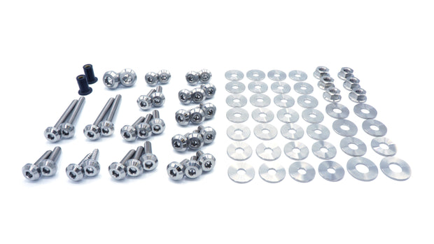 Stage 1 Titanium Hardware Engine Bay Kit - BMW E9X 335i (2007-2013) - JSI Racing 