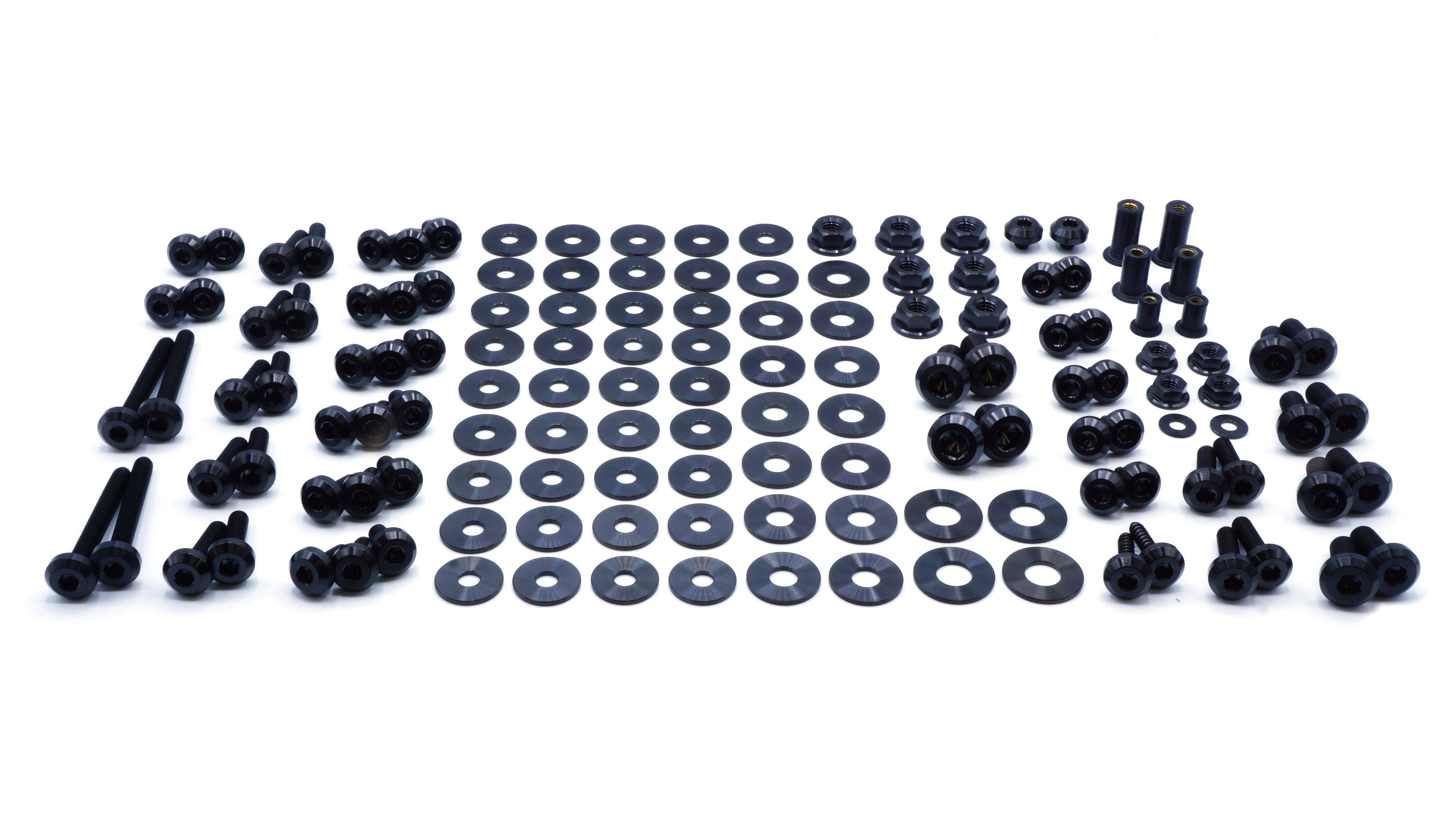 Stage 2 Titanium Hardware Engine Bay Kit - BMW E9X 335i (2007-2013) - JSI Racing 