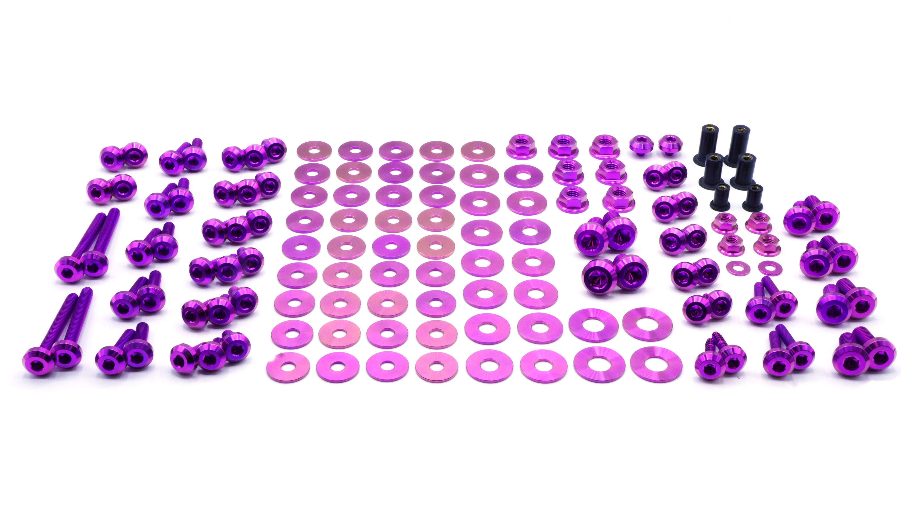 Stage 2 Titanium Hardware Engine Bay Kit - BMW E9X 335i (2007-2013) - JSI Racing 