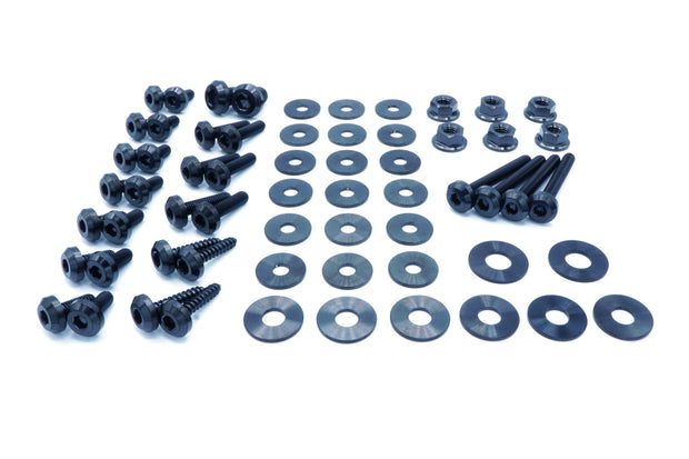 Stage 1 Titanium Hardware Engine Bay Kit - BMW E82 135i (2007-2012) - JSI Racing 