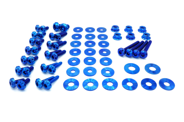 Stage 1 Titanium Hardware Engine Bay Kit - BMW E82 135i (2007-2012) - JSI Racing 