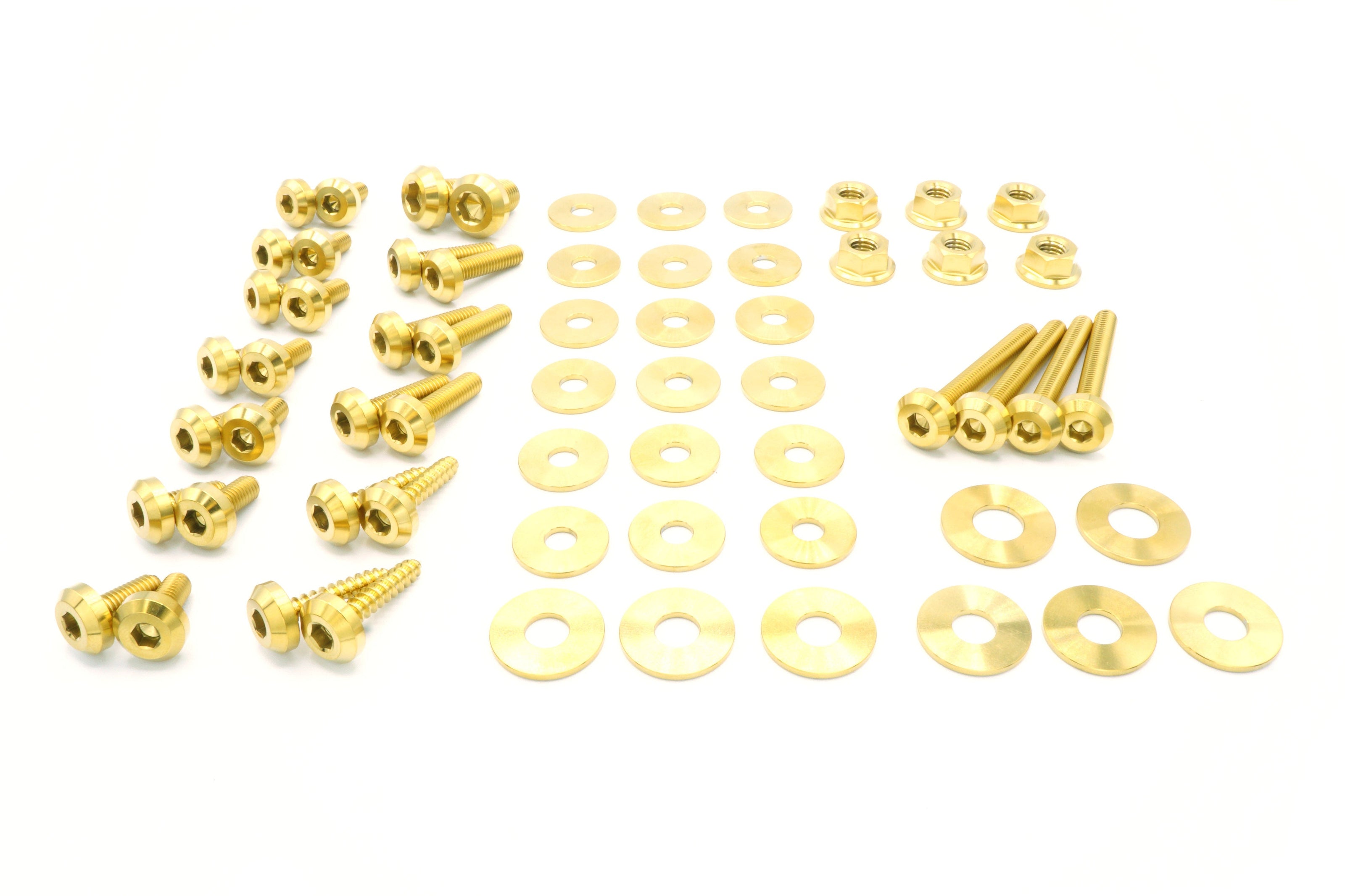 Stage 1 Titanium Hardware Engine Bay Kit - BMW E82 135i (2007-2012) - JSI Racing 
