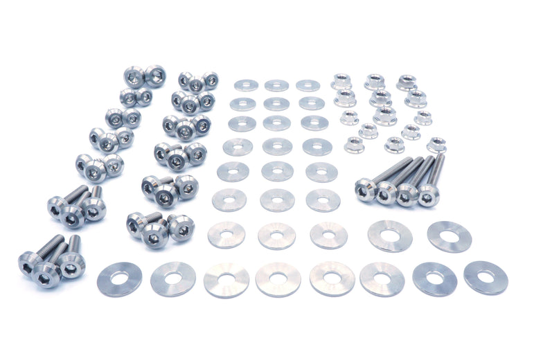 Stage 2 Titanium Hardware Engine Bay Kit - BMW E82 135i (2007-2012) - JSI Racing 