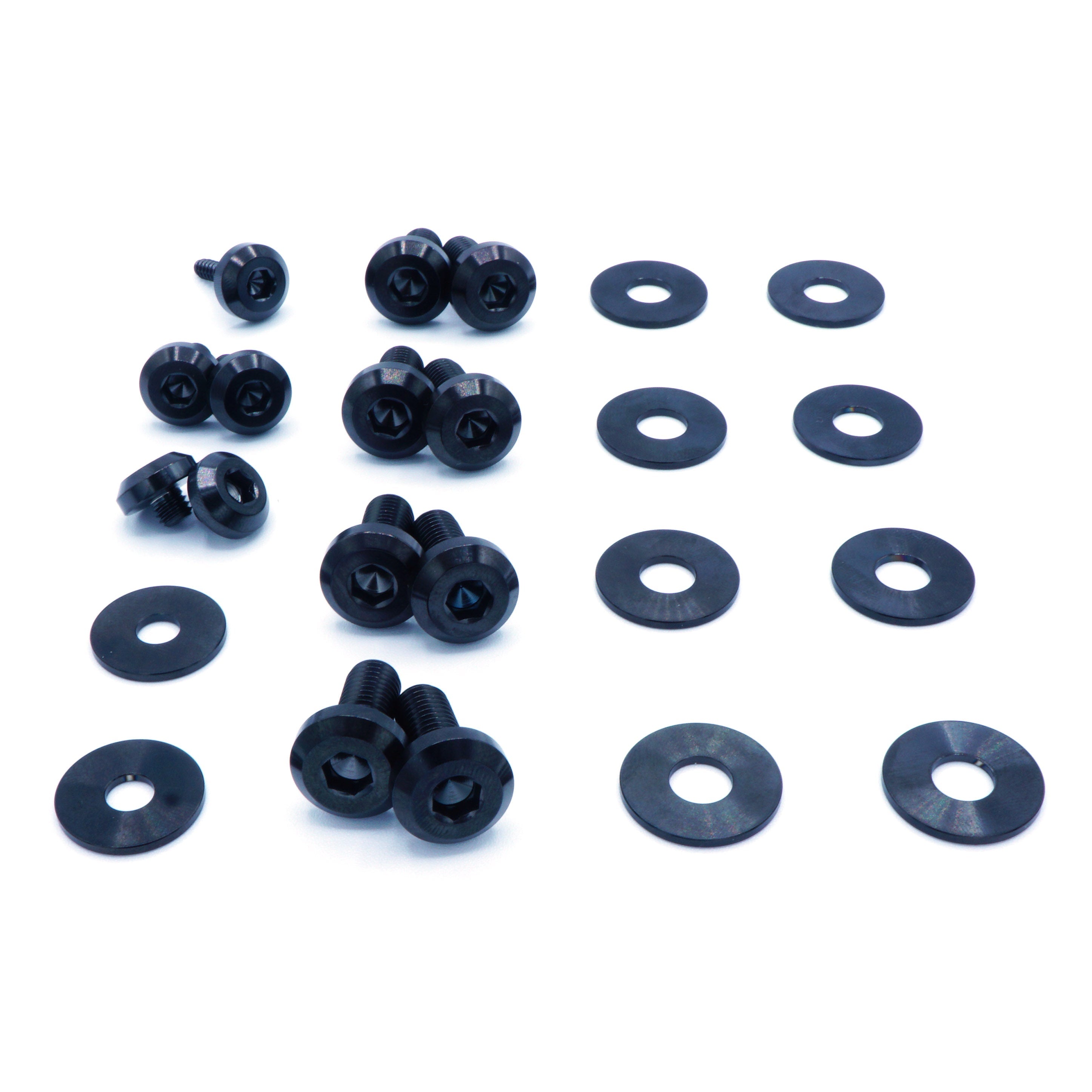 Titanium Hardware Hood Kit - BMW E82 135i (2007-2012) - JSI Racing 