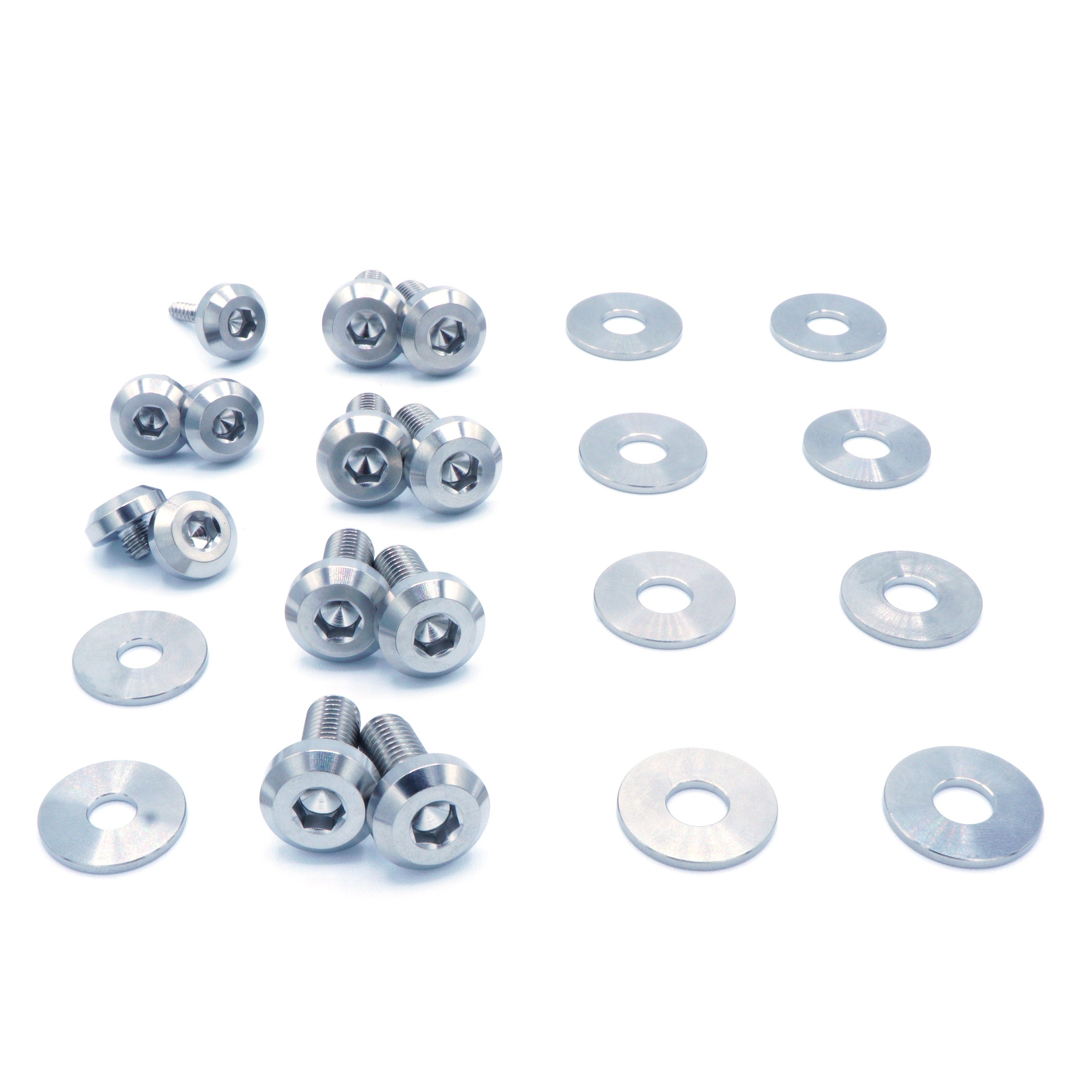 Titanium Hardware Hood Kit - BMW E82 135i (2007-2012) - JSI Racing 