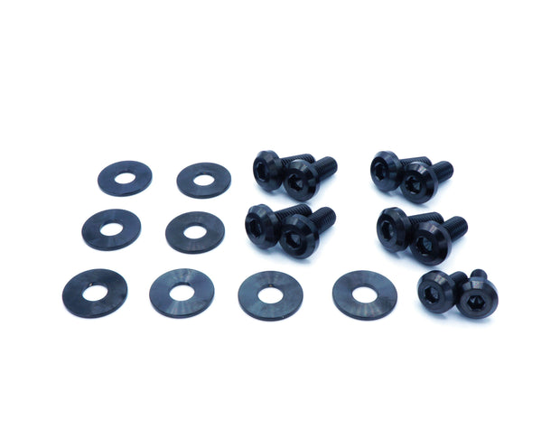 Titanium Hardware Trunk Kit - BMW E82 135i (2007-2012) - JSI Racing 