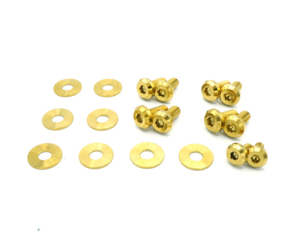 Titanium Hardware Trunk Kit - BMW E82 135i (2007-2012) - JSI Racing 