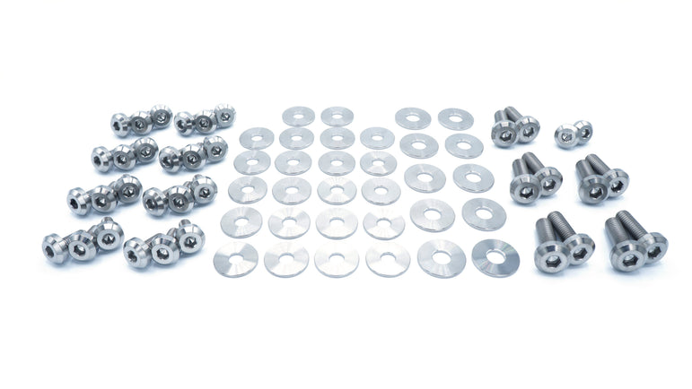Stage 1 Titanium Hardware Engine Bay Kit - BMW F3X 335i (2012-2015) - JSI Racing 