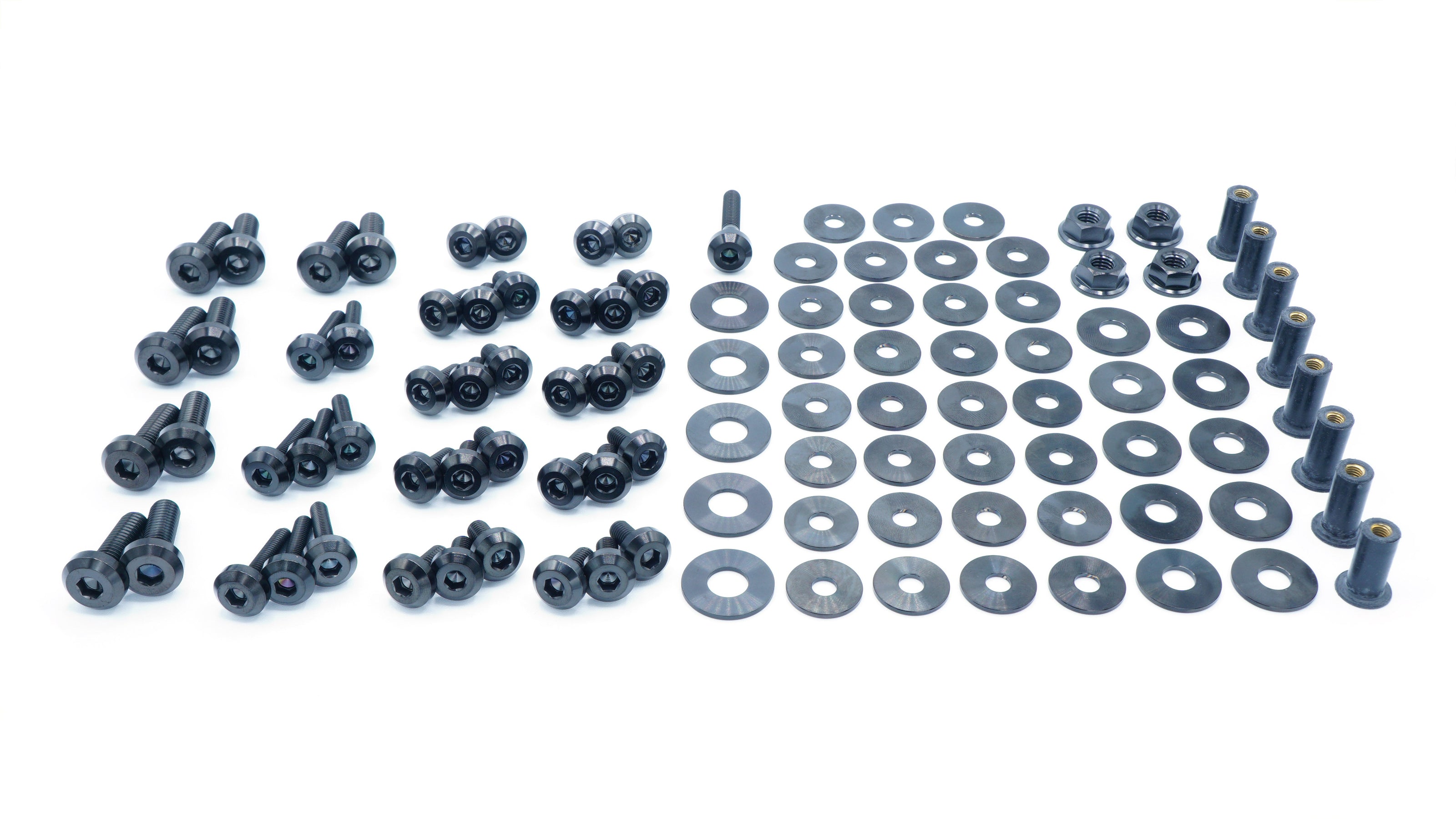 Stage 2 Titanium Hardware Engine Bay Kit - BMW F3X 335i (2012-2015) - JSI Racing 