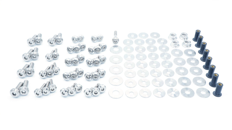 Stage 2 Titanium Hardware Engine Bay Kit - BMW F3X 335i (2012-2015) - JSI Racing 