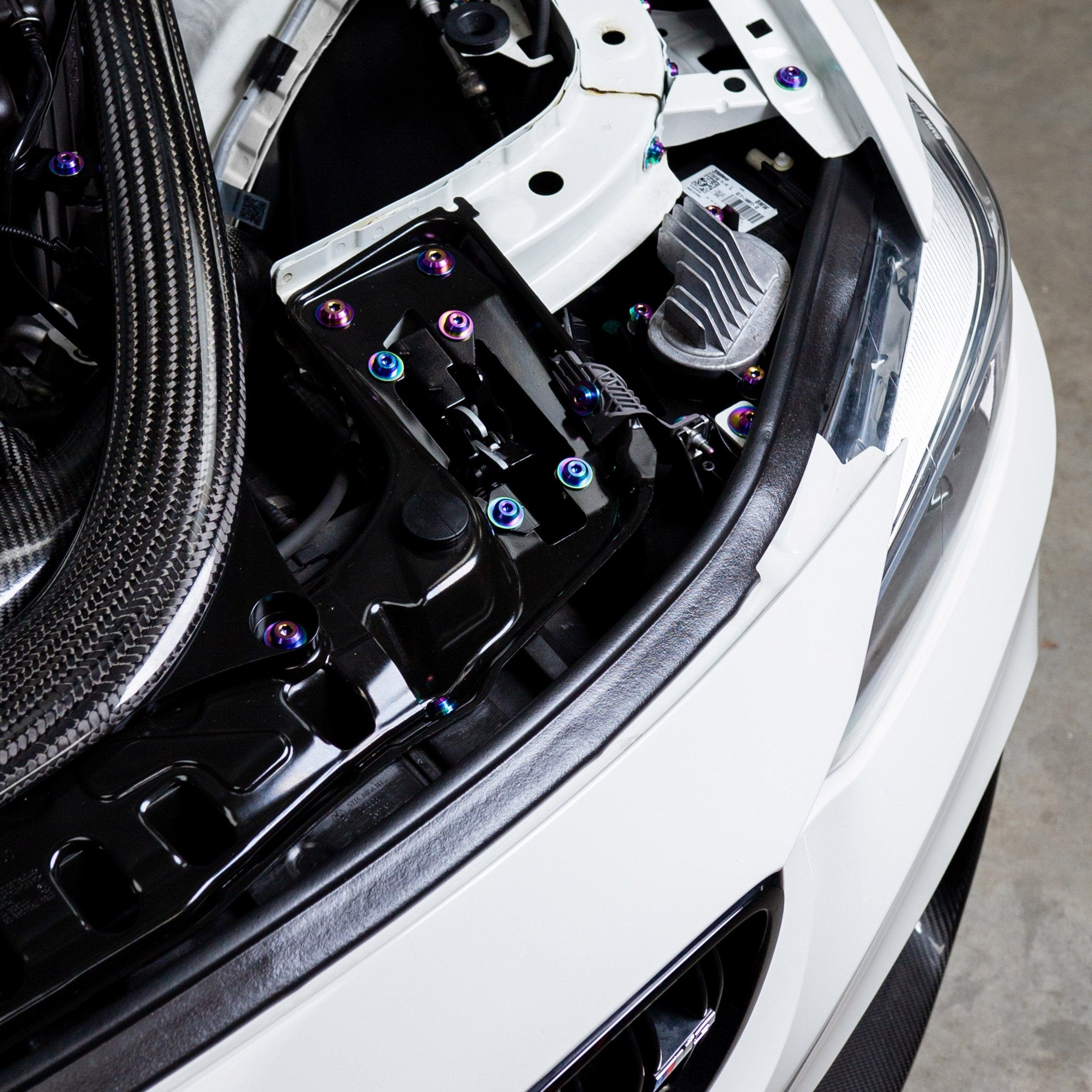 Stage 1 Titanium Hardware Engine Bay Kit - BMW F80 M3/M4 (2014-2020) - JSI Racing 