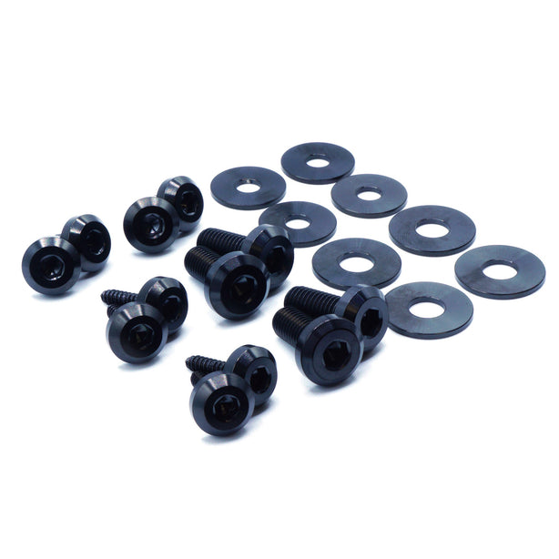 Stage 1 Titanium Hardware Trunk Kit - BMW E46 M3 (2000-2006) - JSI Racing 