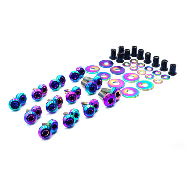 Stage 2 Titanium Hardware Trunk Kit - BMW E46 M3 (2000-2006) - JSI Racing 