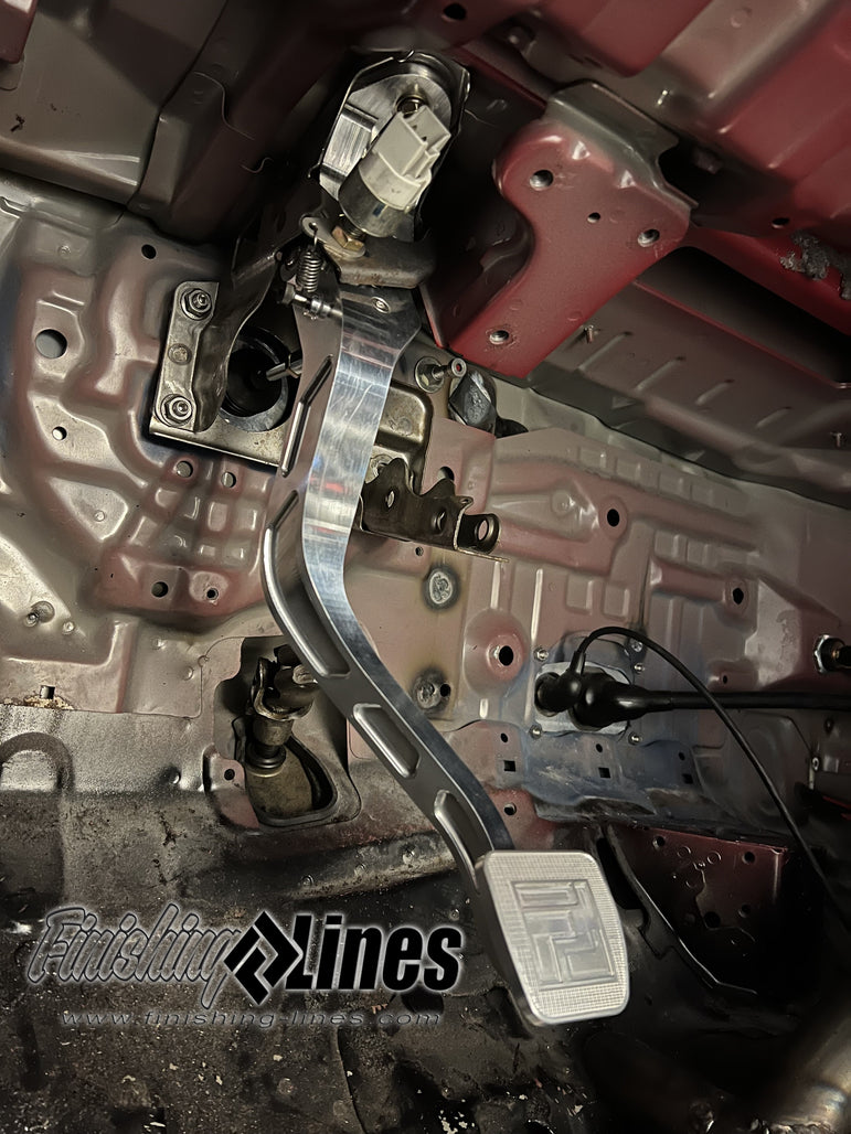 Finishing Lines EG Civic/DC Integra Billet Adjustable Brake Pedal - JSI Racing 