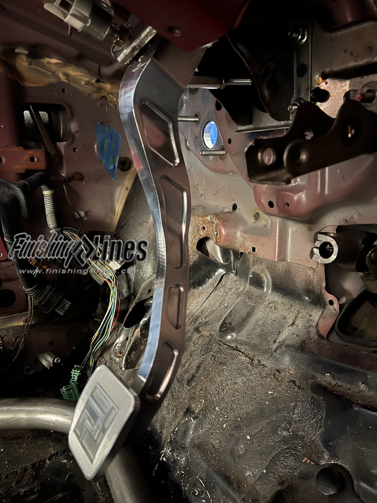 Finishing Lines EG Civic/DC Integra Billet Adjustable Brake Pedal - JSI Racing 