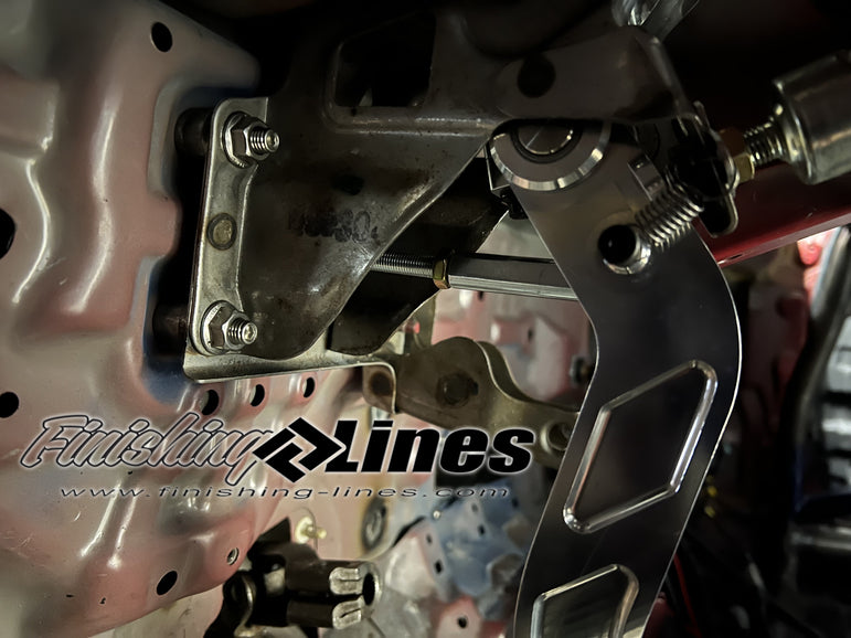 Finishing Lines EG Civic/DC Integra Billet Adjustable Brake Pedal - JSI Racing 