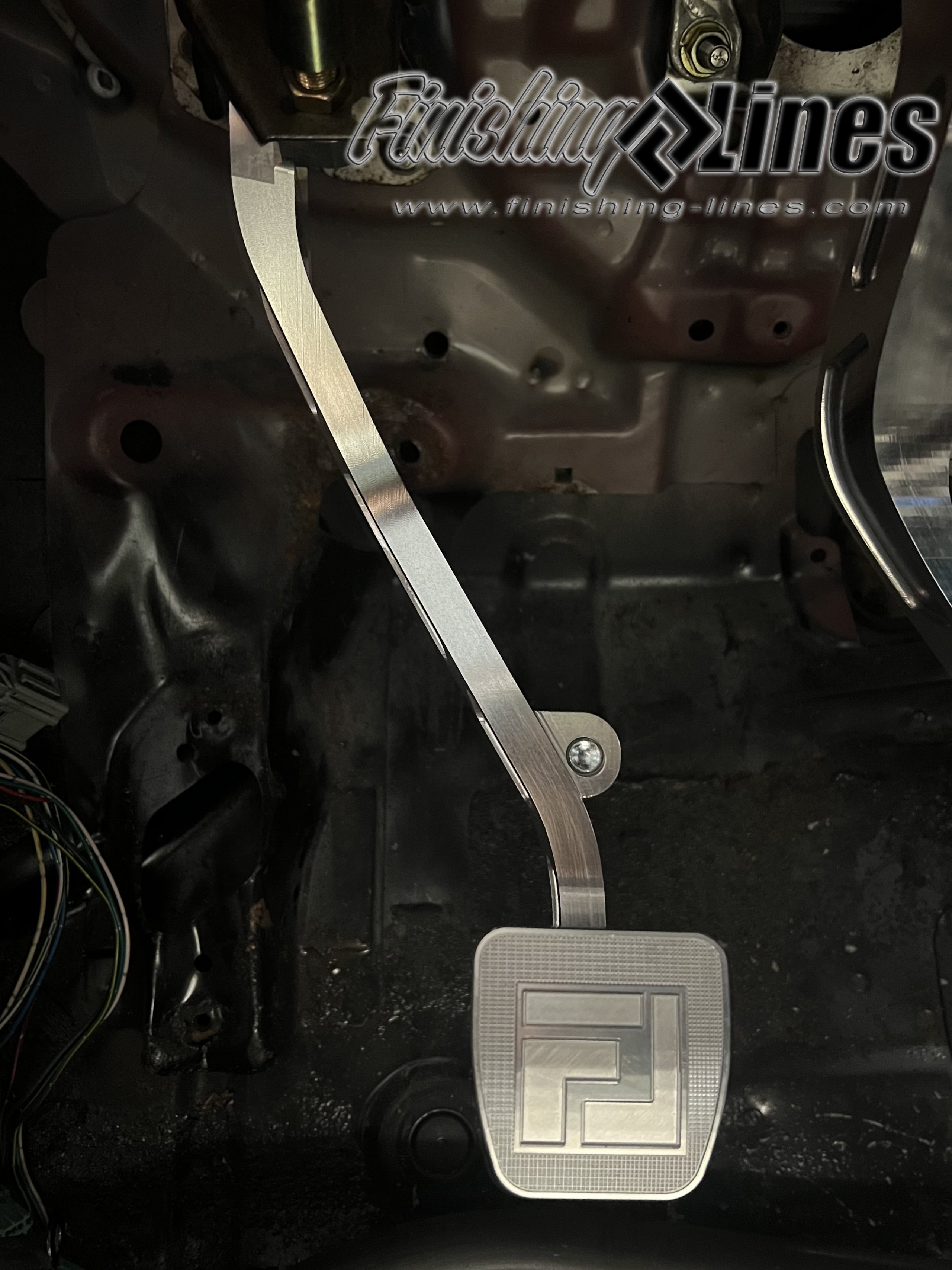 Finishing Lines Billet Clutch Pedal – Built-In Pedal Stop - JSI Racing 