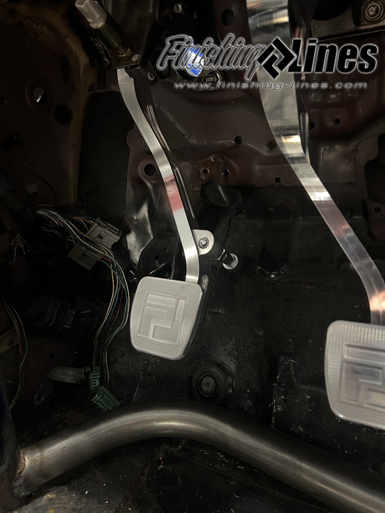Finishing Lines Billet Clutch Pedal – Built-In Pedal Stop - JSI Racing 