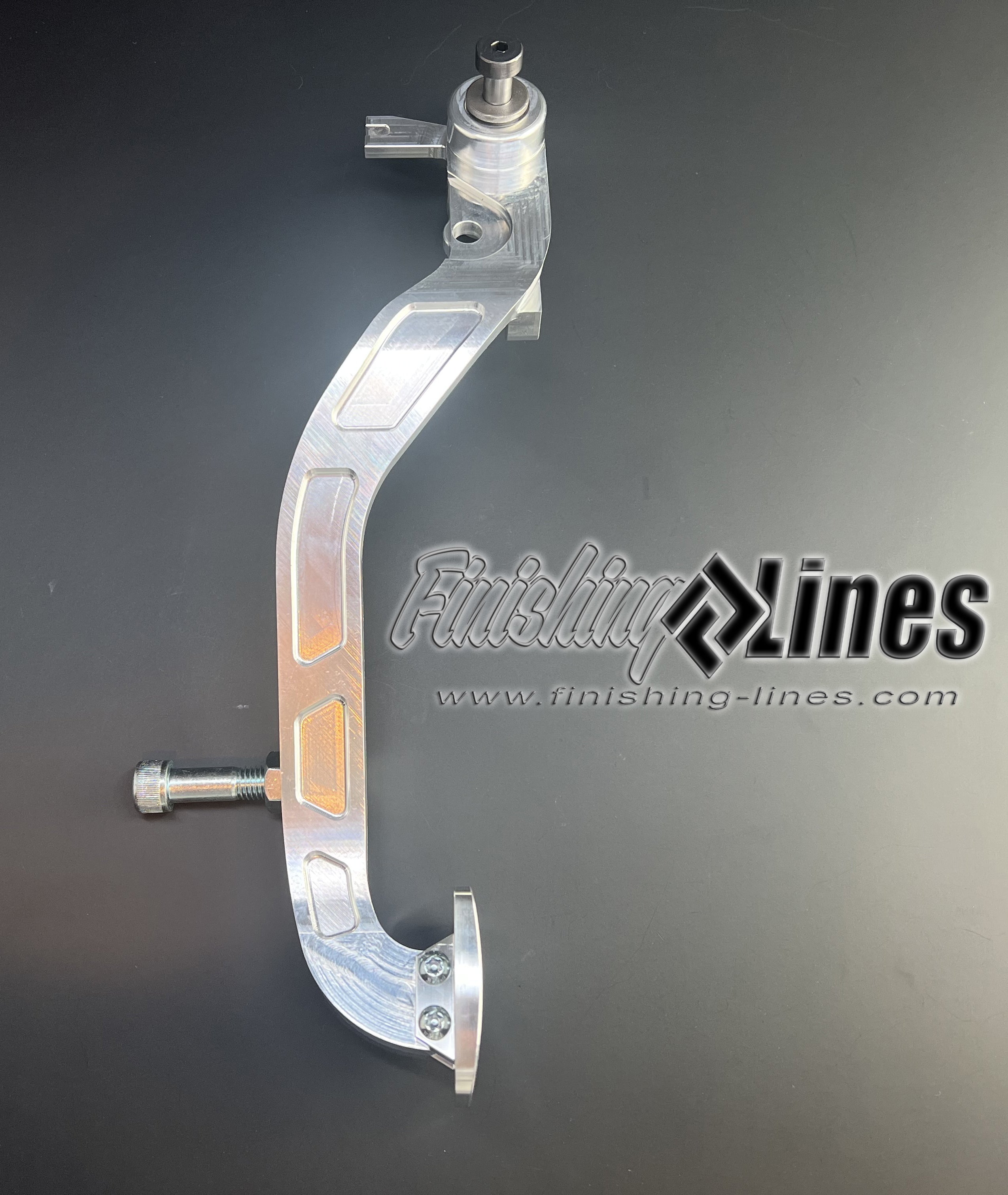 Finishing Lines Billet Clutch Pedal – Built-In Pedal Stop - JSI Racing 