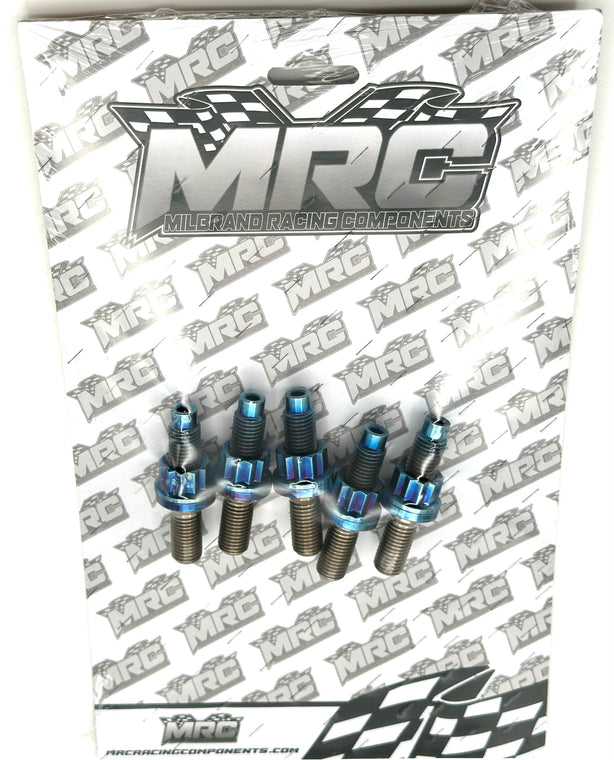 MRC Racing Components Honda K Series 54mm Burnt Blue Titanium Exhaust Stud Kit MRC Racing Components