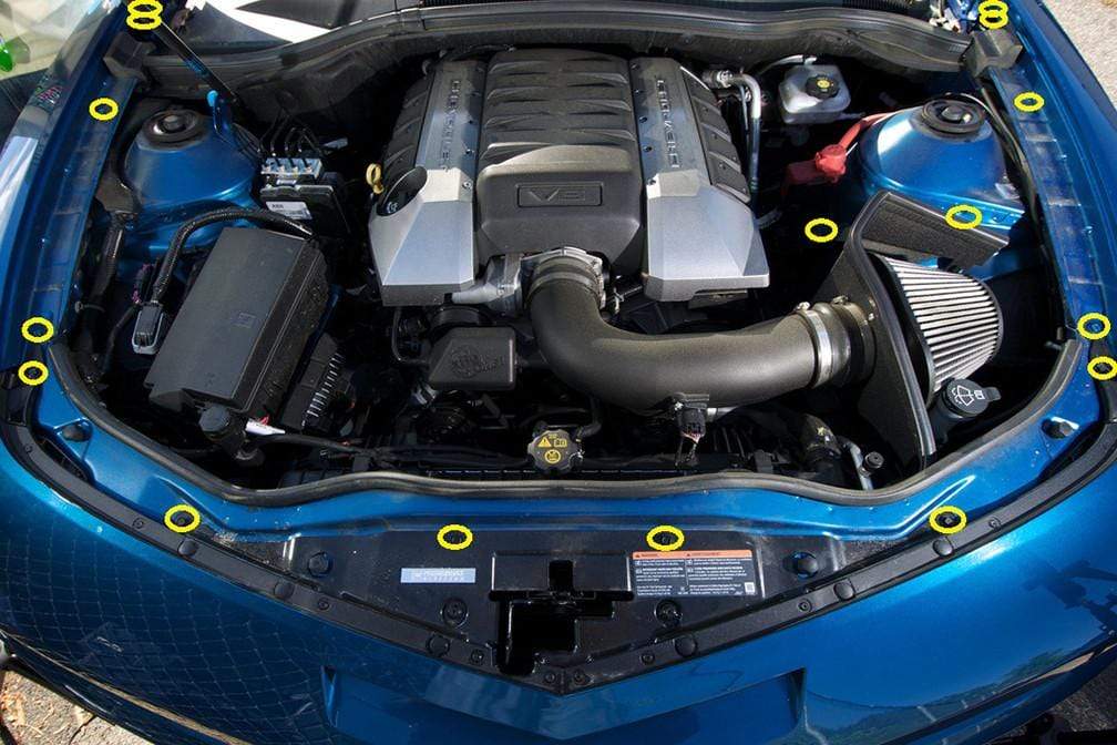 Chevrolet Camaro (2010-2015) Titanium Engine Bay Kit - JSI Racing 