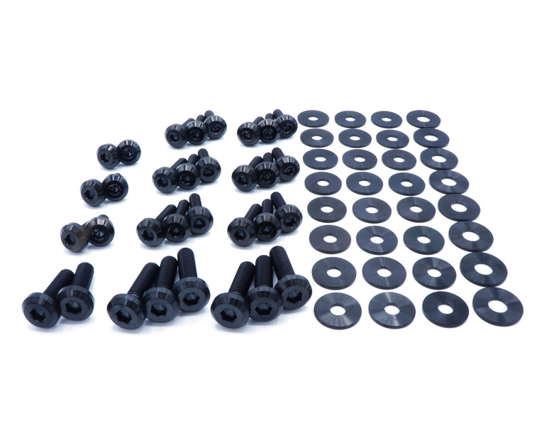 Stage 1 Titanium Hardware Engine Bay Kit - Chevrolet Camaro (2016-2024) - JSI Racing 