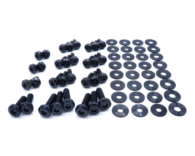 Stage 1 Titanium Hardware Engine Bay Kit - Chevrolet Camaro (2016-2024) - JSI Racing 