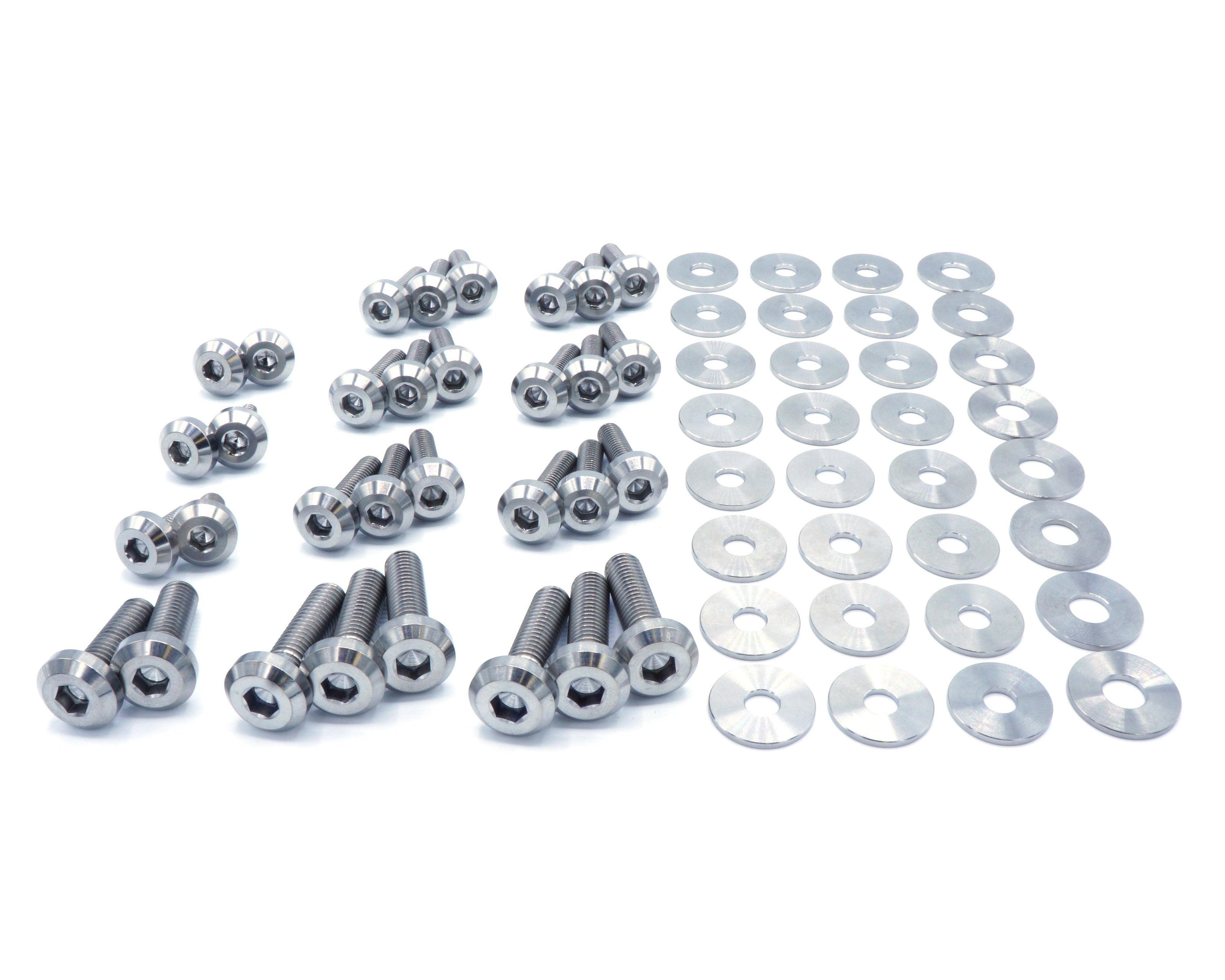 Stage 1 Titanium Hardware Engine Bay Kit - Chevrolet Camaro (2016-2024) - JSI Racing 