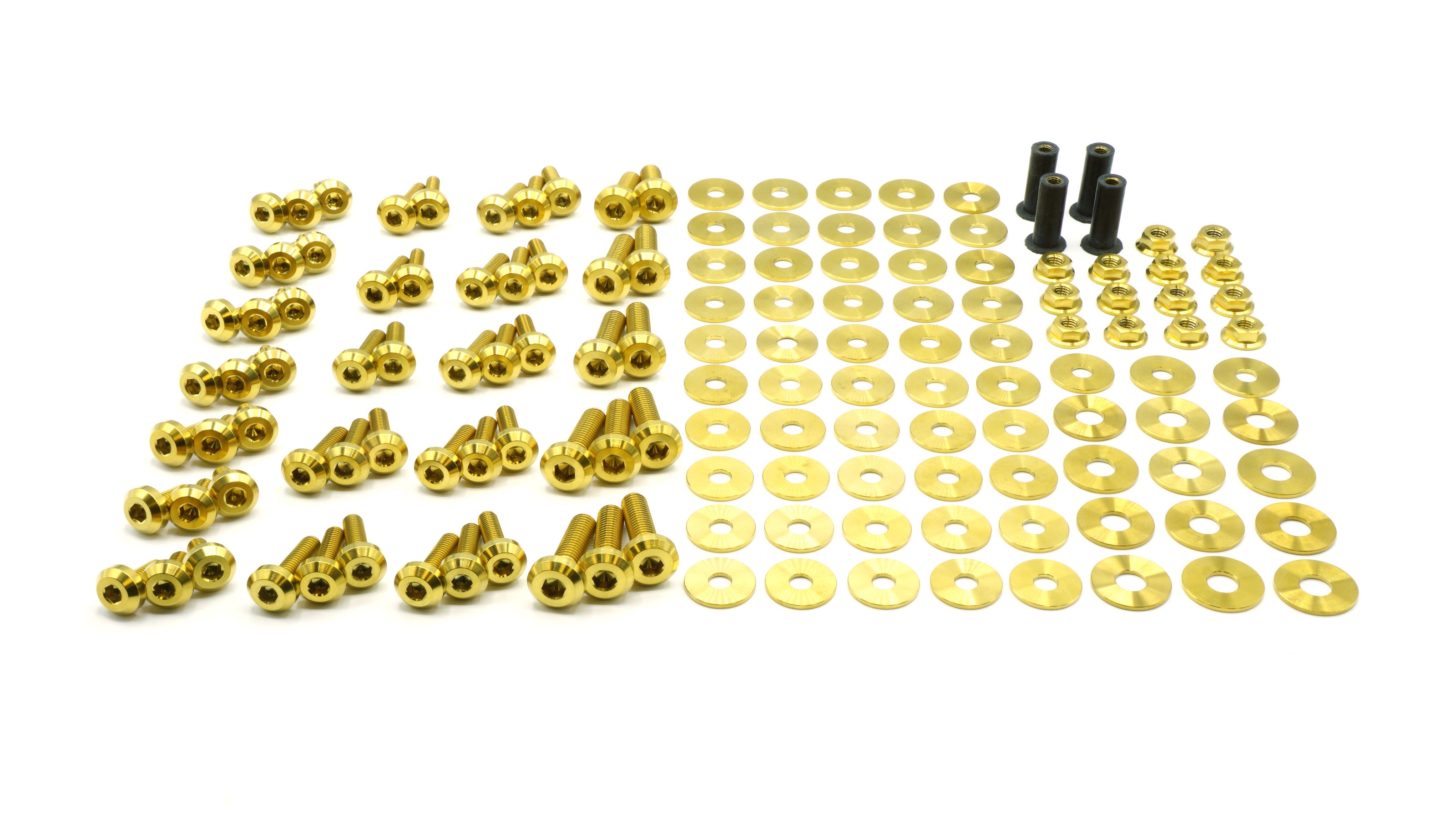 Stage 2 Titanium Hardware Engine Bay Kit - Chevrolet Camaro (2016-2024) - JSI Racing 