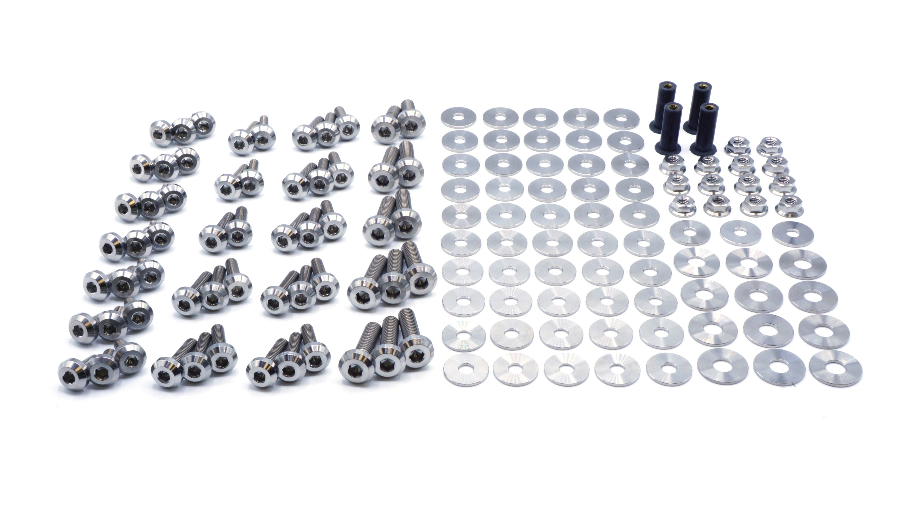 Stage 2 Titanium Hardware Engine Bay Kit - Chevrolet Camaro (2016-2024) - JSI Racing 