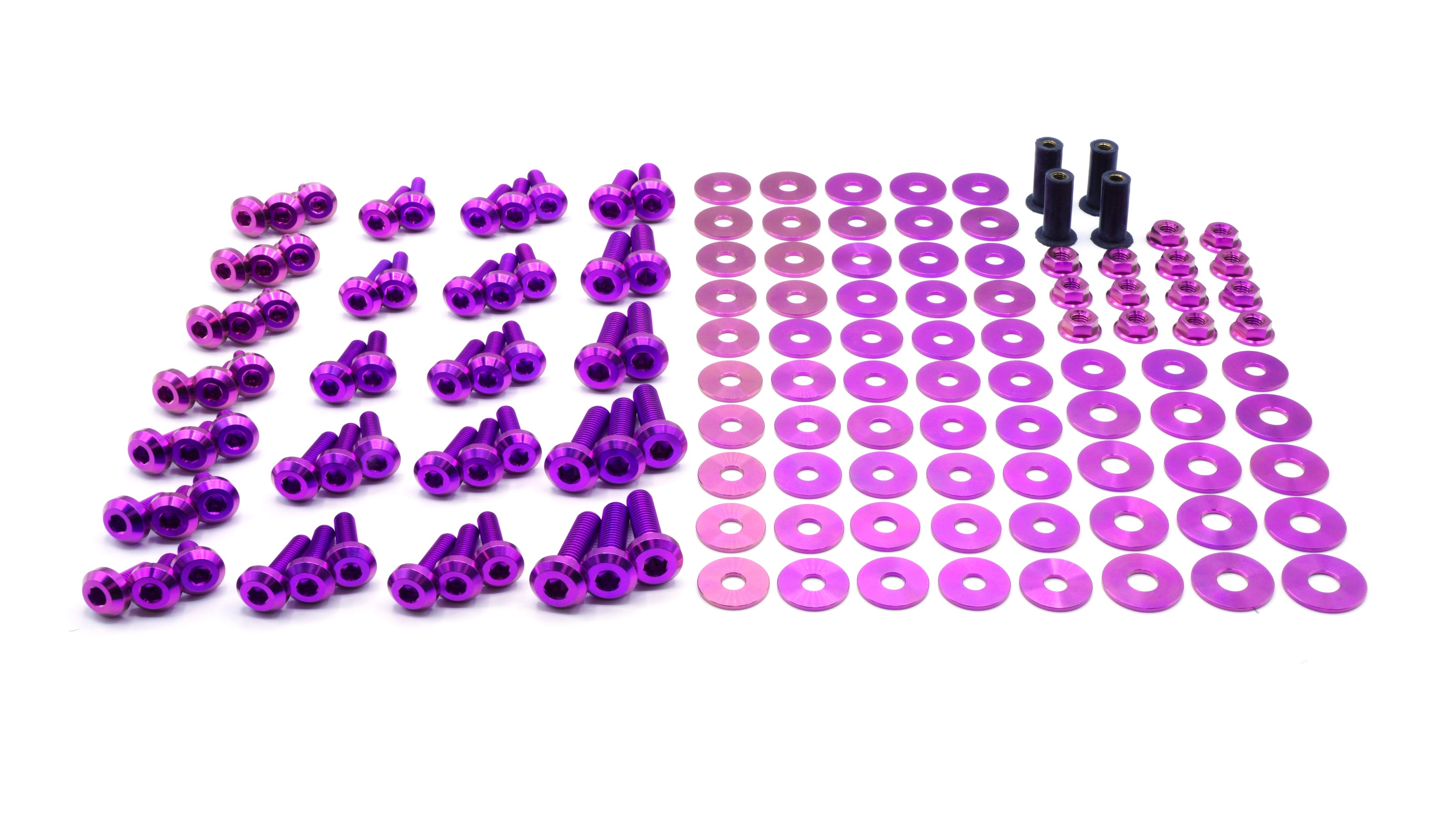 Stage 2 Titanium Hardware Engine Bay Kit - Chevrolet Camaro (2016-2024) - JSI Racing 