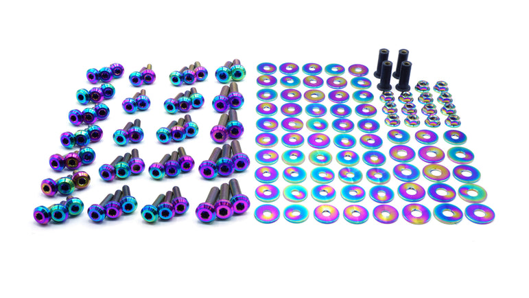 Stage 2 Titanium Hardware Engine Bay Kit - Chevrolet Camaro (2016-2024) - JSI Racing 