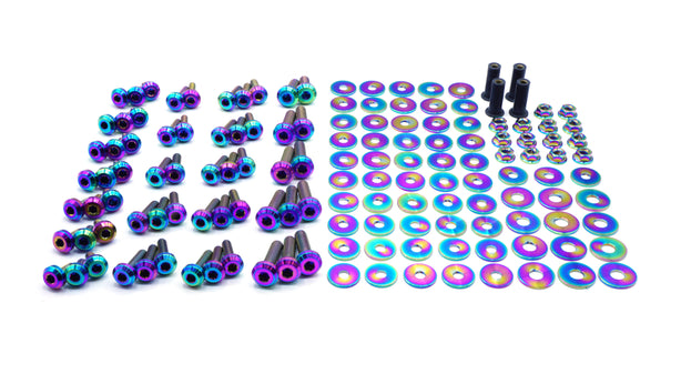 Stage 2 Titanium Hardware Engine Bay Kit - Chevrolet Camaro (2016-2024) - JSI Racing 