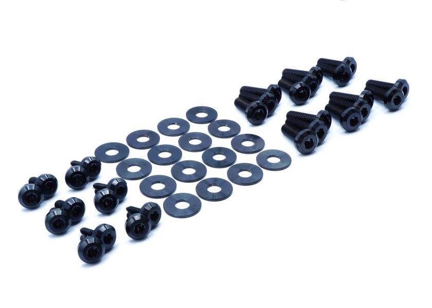 Titanium Hardware Door Kit - Chevrolet Corvette C6 (2005-2013) - JSI Racing 