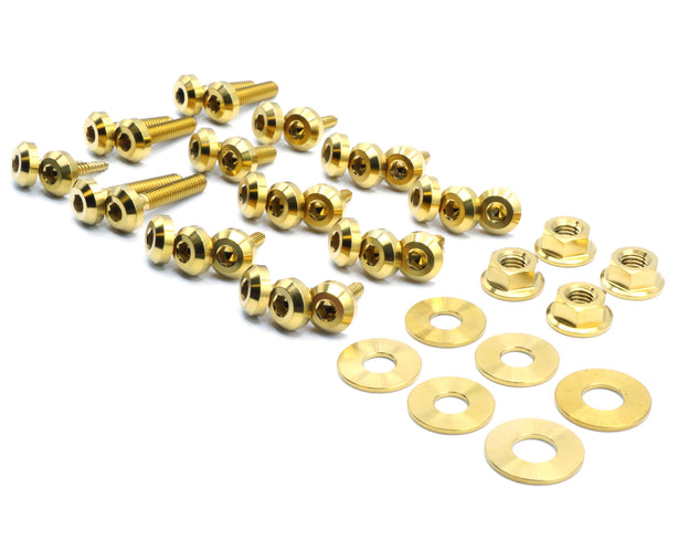 Titanium Hardware Trunk Kit - Chevrolet Corvette C6 (2005-2013) - JSI Racing 