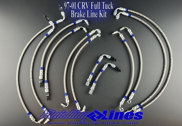 Finishing Lines 97–01 CR-V Full Tuck Brake Line Kit (Stock Master) - JSI Racing 