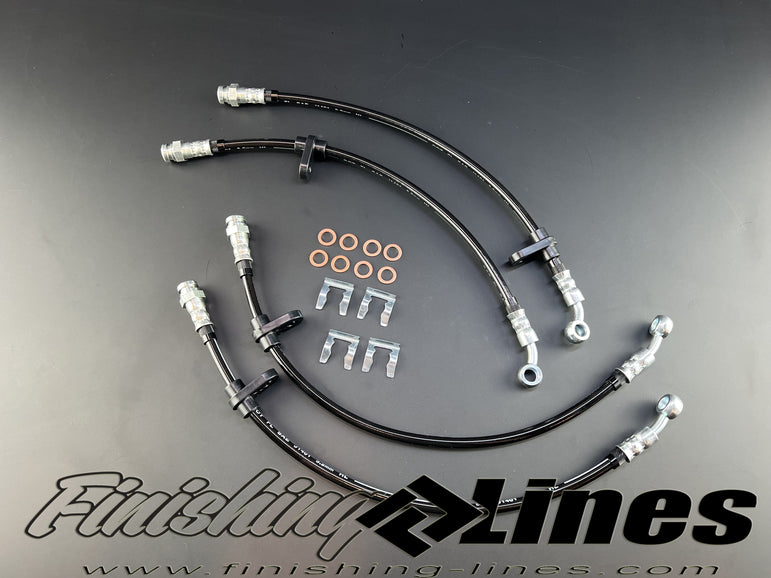 Finishing Lines 97–01 Prelude Caliper Hose Set - JSI Racing 