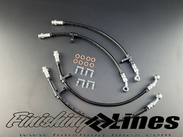 Finishing Lines 97–01 Prelude Caliper Hose Set - JSI Racing 