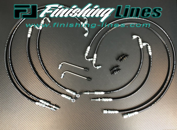 Finishing Lines DA Integra Full Tuck Brake Line Kit – Stock Master Cylinder - JSI Racing 