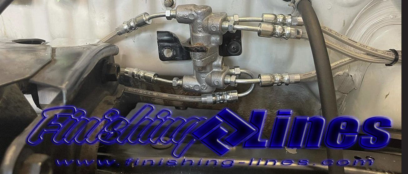 Finishing Lines DA Mini-Tuck Brake Line Kit (Prop Valve Relocation) - JSI Racing 