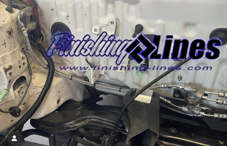 Finishing Lines DA Mini-Tuck Brake Line Kit (Prop Valve Relocation) - JSI Racing 