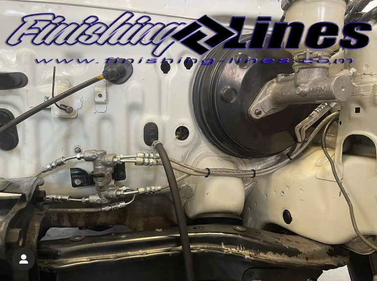 Finishing Lines DA Mini-Tuck Brake Line Kit (Prop Valve Relocation) - JSI Racing 