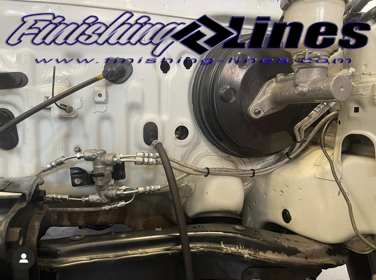 Finishing Lines DA Mini-Tuck Brake Line Kit (Prop Valve Relocation) - JSI Racing 