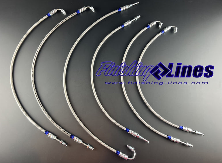 Finishing Lines DA Mini-Tuck Brake Line Kit (Prop Valve Relocation) - JSI Racing 