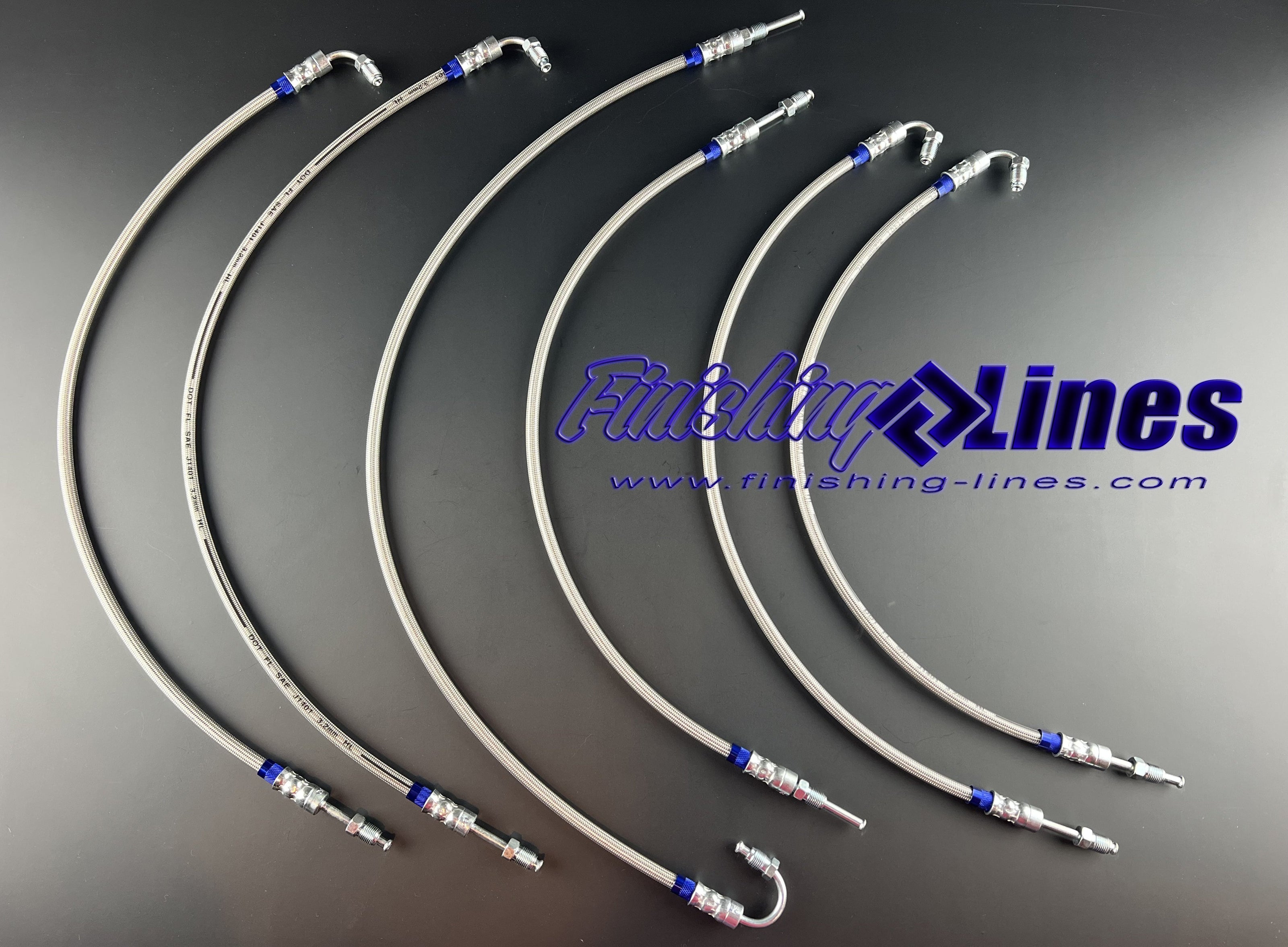 Finishing Lines DA Mini-Tuck Brake Line Kit (Prop Valve Relocation) - JSI Racing 