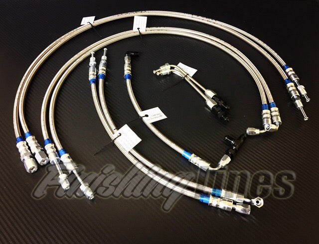 Finishing Lines DA Integra Full Tuck Brake Line Kit – Booster Delete - JSI Racing 