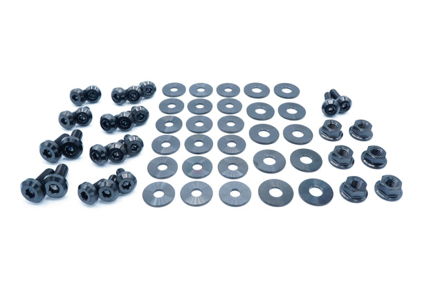 Stage 1 Titanium Hardware Engine Bay Kit - Dodge Charger (2015-2023) - JSI Racing 
